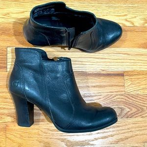 3” black ankle bootie